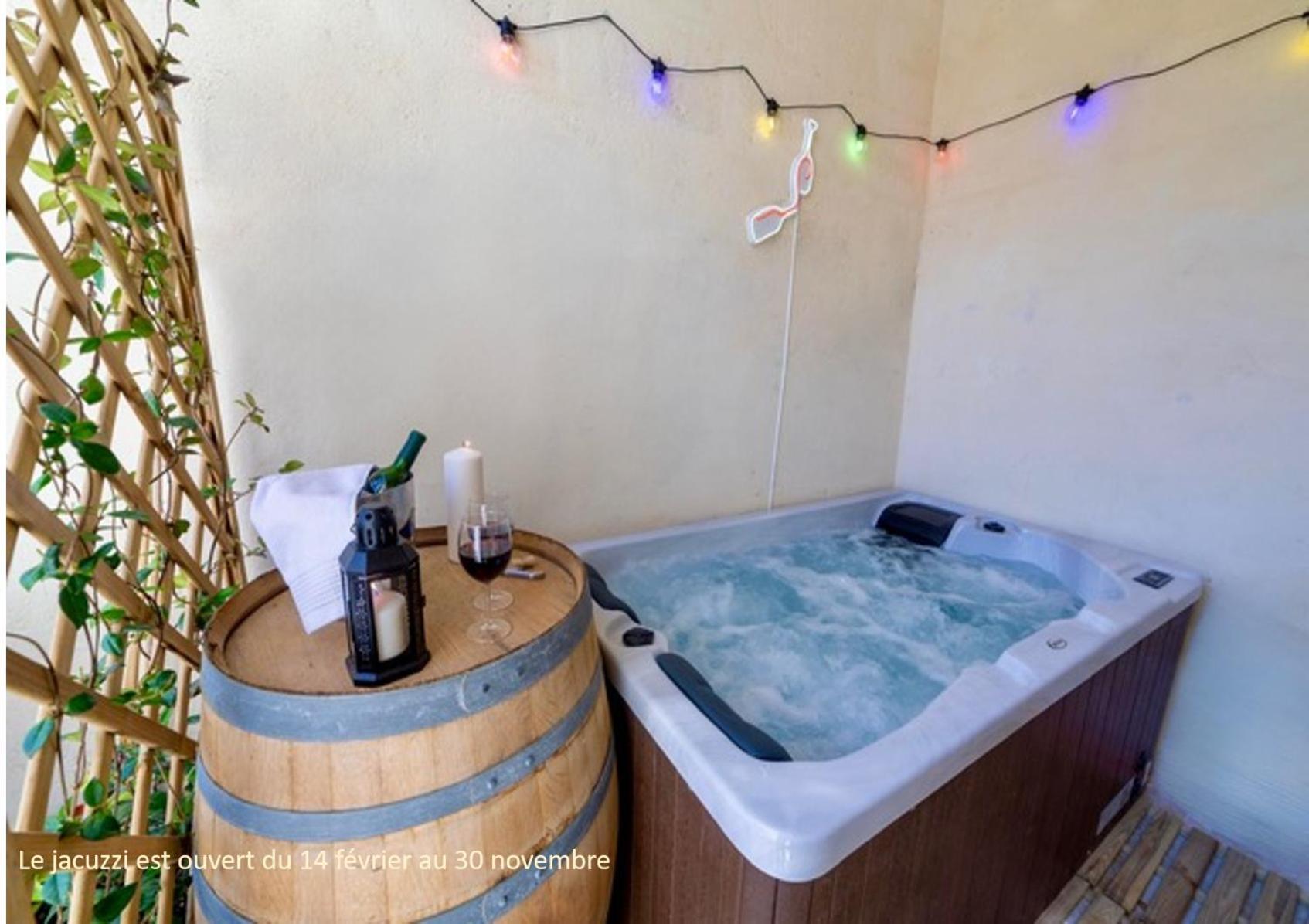 Suite Grand Cru - Spa & Terrasse Arveyres Exterior photo